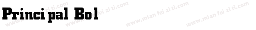 Principal Bold字体转换